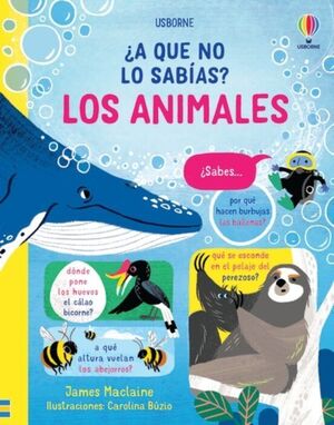 ¿A QUÉ NO SABÍAS? LOS ANIMALES