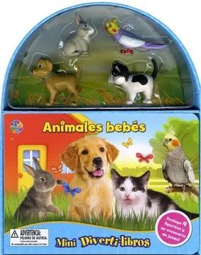 ANIMALES BEBES MINI DIVERTI - LIBROS