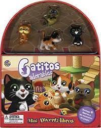 GATITOS ADORABLES MINI DIVERTI - LIBROS