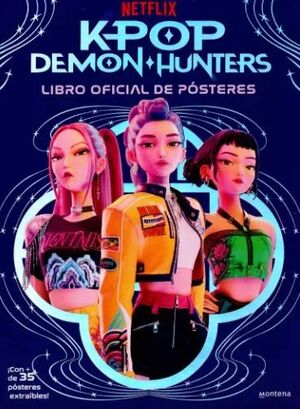 KPOP DEMON HUNTERS LIBRO OFICIAL DE PÓSTERES