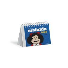 CALENDARIO DE ESCRITORIO AZUL 2026 MAFALDA