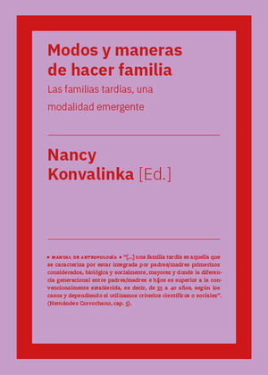 MODOS Y MANERAS DE HACER FAMILIA