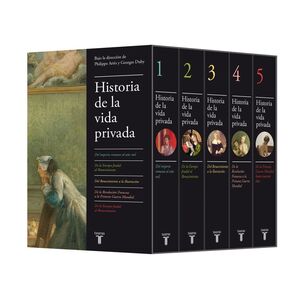 ESTUCHE HISTORIA DE LA VIDA PRIVADA 5 TOMOS