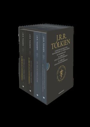 ESTUCHE TOLKIEN 2 (SILMARILLION, CUENTOS INCONCLUSOS, HU00AA TIERRA MEDIA 1 Y 2)