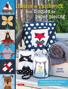 BOLSOS DE PATCHWORK CON BLOQUES DE PAPER PIECING