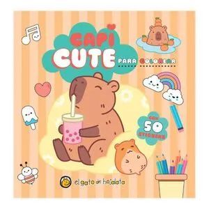 CAPI CUTE PARA COLOREAR STIKERS