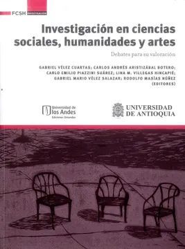 INVESTIGACIÓN EN CIENCIAS SOCIALES, HUMANIDADES Y ARTES