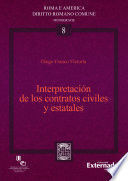 INTERPRETACION DE LOS CONTRATOS CIVILES Y ESTATALES