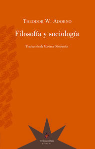 FILOSOFÍA Y SOCIOLOGÍA