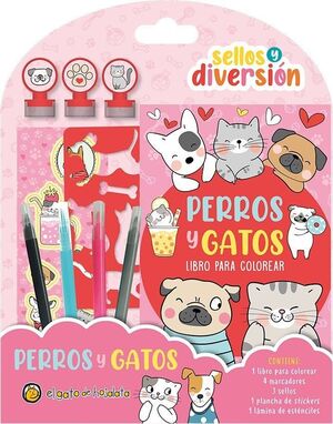 PERROS Y GATOS. SELLOS Y DIVERSIÓN