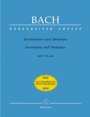 JOHANN SEBASTIAN BACH: INVENTIONS AND SINFONIAS BWV 772-801